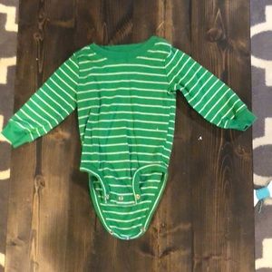 Carters boys striped onesie